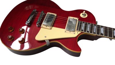 Custom Crown Eric Clapton Lucy Red Flame Maple Top Chrome Hardware Guitar - Image 4