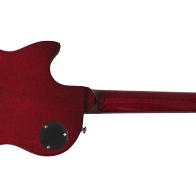 Custom Crown Eric Clapton Lucy Red Flame Maple Top Chrome Hardware Guitar - Image 2