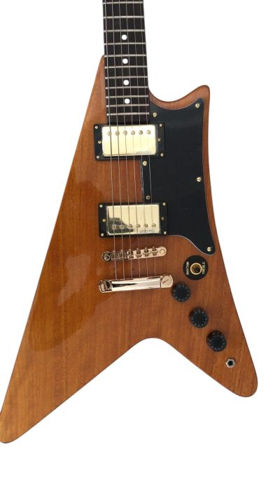 Custom Crown Korina Moderne Antique Natural Guitar