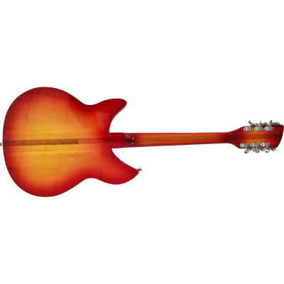 Custom Nova Slash Soundhole Sunburst Fireglo 360 George 12 String Guitar - Image 6