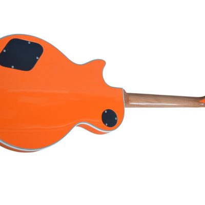 Custom Crown Buzzsaw Bullseye Zakk Wylde Orange Electric Guitar - Image 3
