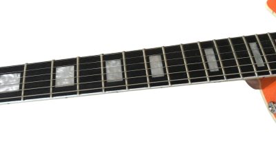 Custom Crown Buzzsaw Bullseye Zakk Wylde Orange Electric Guitar - Image 6