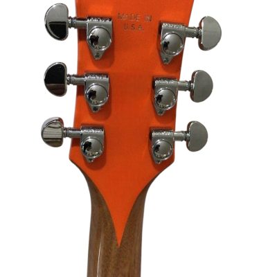 Custom Crown Buzzsaw Bullseye Zakk Wylde Orange Electric Guitar - Image 8