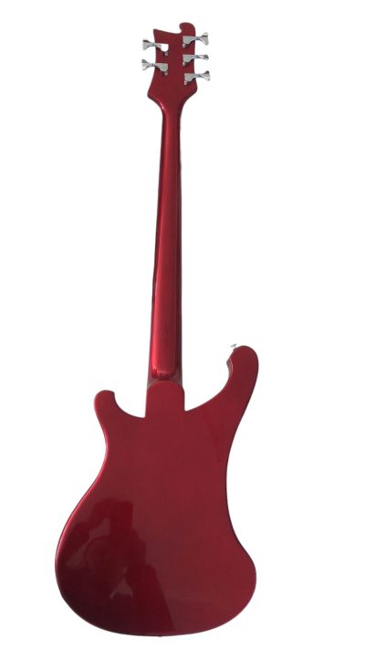 Custom Nova 4003 Ruby Red Pearl Neck Thru Body 5 String Bass - Image 4