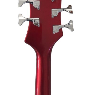 Custom Nova 4003 Ruby Red Pearl Neck Thru Body 5 String Bass - Image 7