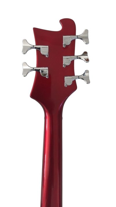 Custom Nova 4003 Ruby Red Pearl Neck Thru Body 5 String Bass - Image 7