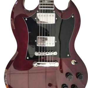 Custom Crown Angus Wine Red Lommi Electric Guitar