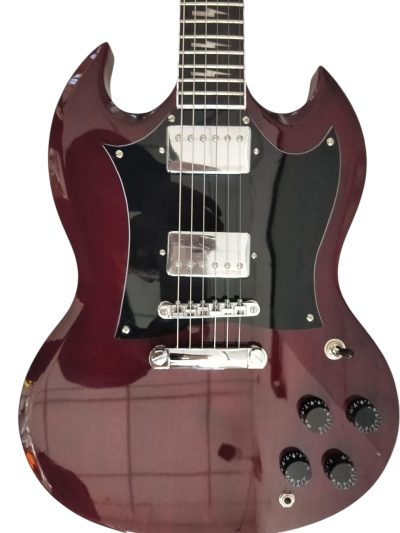 Custom Crown Angus Wine Red Lommi Electric Guitar