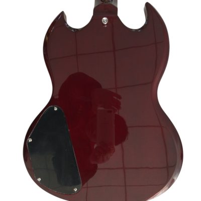 Custom Crown Angus Wine Red Lommi Electric Guitar - Image 3