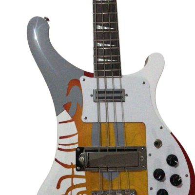 Custom Nova 4003 Psychedelic Paul McCartney Fireglo Bass