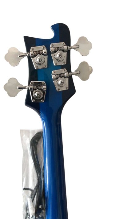 Custom Nova 4003 Blue Burst Chrome Hardware Bass - Image 6