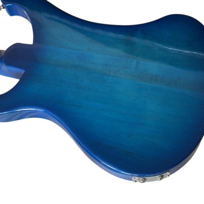 Custom Nova 4003 Blue Burst Chrome Hardware Bass - Image 8