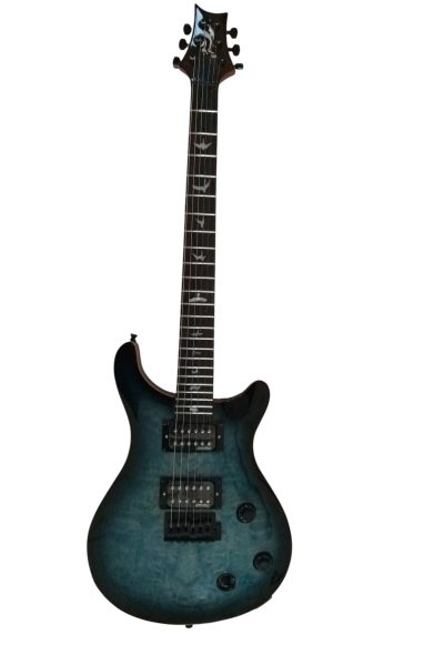 Custom Monarch 24 Gray Burst SE Mark Holcomb Quilted Maple Top Electric Guitar - Image 2