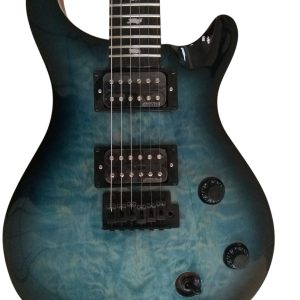 Custom Monarch 24 Gray Burst SE Mark Holcomb Quilted Maple Top Electric Guitar