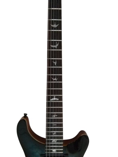 Custom Monarch 24 Gray Burst SE Mark Holcomb Quilted Maple Top Electric Guitar - Image 4