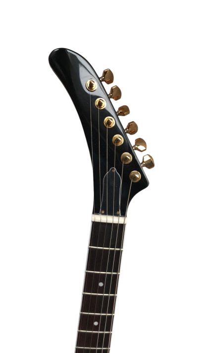 Custom Crown Transparent Violet Modernistic Explorer Guitar - Image 4