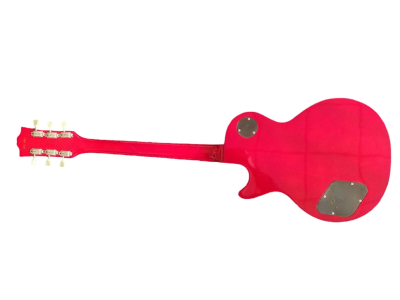Custom Crown Black Red Burst Flame Maple Top Snakepit Slash Guitar - Image 5
