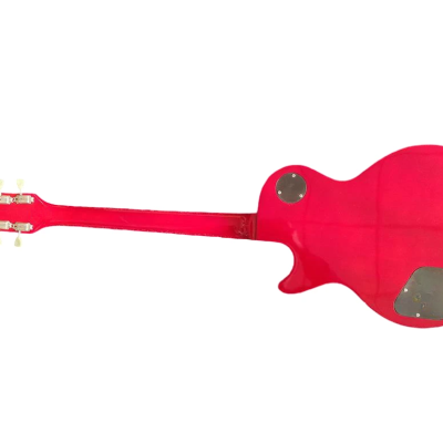 Custom Crown Black Red Burst Flame Maple Top Snakepit Slash Guitar - Image 5