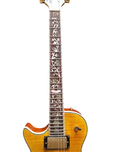 Custom Crown Supreme Figured Maple Top Electric Guitar Left Handed - Image 6
