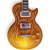 Custom Crown Gold Top Billy Pinstripe 6 String Electric Guitar