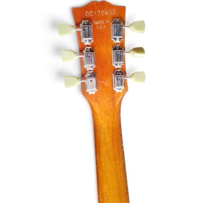 Custom Crown Gold Top Billy Pinstripe 6 String Electric Guitar - Image 8