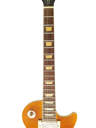 Custom Crown Kirk Quilted Maple Top Greeny Chrome Hardware Electric Guitar - Image 6
