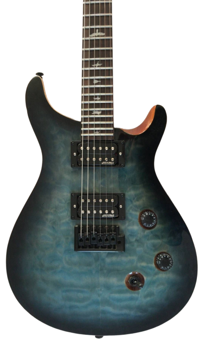 Custom Monarch 24 Blue Burst SE Mark Holcomb Quilted Maple Top Guitar
