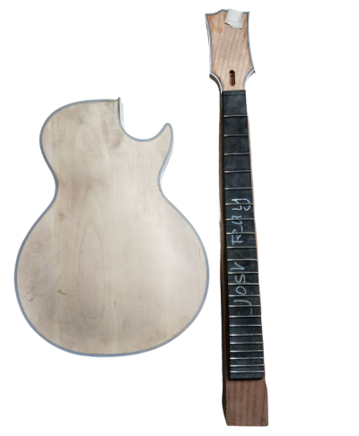 Custom Crown DIY Unfinished Personalized Inlay Name Guitar