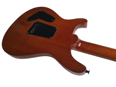 Custom Monarch 24 Gray Burst SE Mark Holcomb Quilted Maple Top Guitar - Image 3