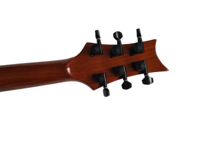 Custom Monarch 24 Gray Burst SE Mark Holcomb Quilted Maple Top Guitar - Image 4
