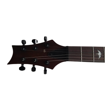Custom Monarch 24 Gray Burst SE Mark Holcomb Quilted Maple Top Guitar - Image 10
