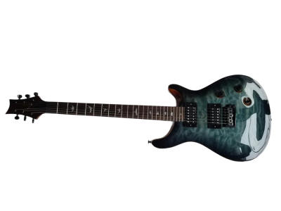 Custom Monarch 24 Gray Burst SE Mark Holcomb Quilted Maple Top Guitar - Image 13