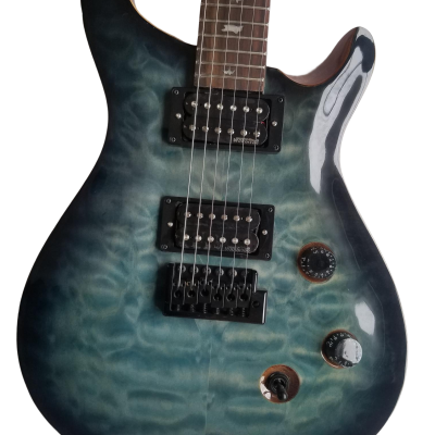 Custom Monarch 24 Gray Burst SE Mark Holcomb Quilted Maple Top Guitar