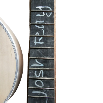 Custom Crown DIY Unfinished Personalized Inlay Name Guitar - Image 2