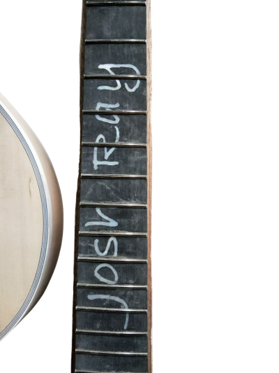 Custom Crown DIY Unfinished Personalized Inlay Name Guitar - Image 2