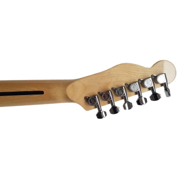 Custom Regent Red Paisley Flower Pattern Rosewood Fretboard Guitar - Image 9