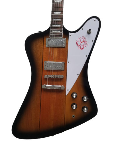Custom Crown Firebird Platypus Vintage Electric Guitar Mini Humbuckers