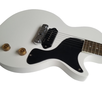 Custom Crown Billie Joe Armstrong P90 Pickups Classic White Junior Guitar - Image 8