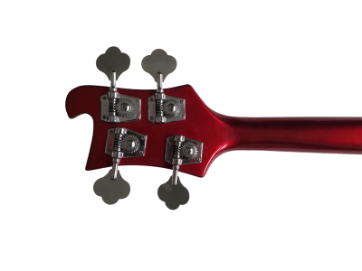 Custom Nova 4003 Ruby Red Burst Chrome Hardware Bass Maple Fretboard - Image 3