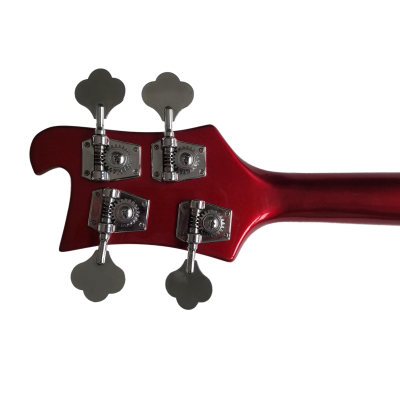 Custom Nova 4003 Ruby Red Burst Chrome Hardware Bass Maple Fretboard - Image 3