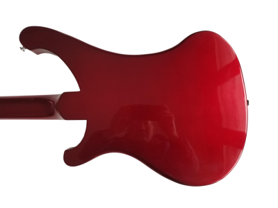 Custom Nova 4003 Ruby Red Burst Chrome Hardware Bass Maple Fretboard - Image 4