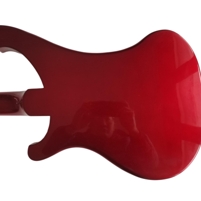 Custom Nova 4003 Ruby Red Burst Chrome Hardware Bass Maple Fretboard - Image 4