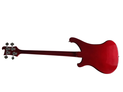 Custom Nova 4003 Ruby Red Burst Chrome Hardware Bass Maple Fretboard - Image 5