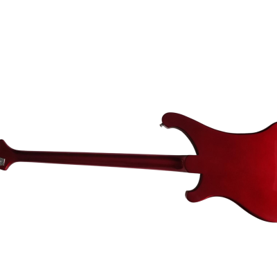 Custom Nova 4003 Ruby Red Burst Chrome Hardware Bass Maple Fretboard - Image 5