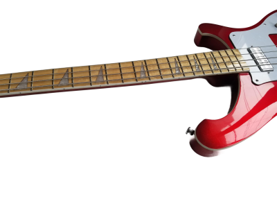 Custom Nova 4003 Ruby Red Burst Chrome Hardware Bass Maple Fretboard - Image 6