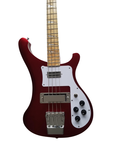 Custom Nova 4003 Ruby Red Burst Chrome Hardware Bass Maple Fretboard - Image 8