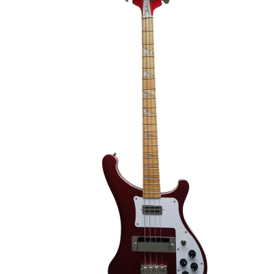 Custom Nova 4003 Ruby Red Burst Chrome Hardware Bass Maple Fretboard - Image 9