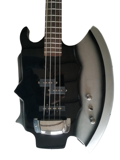 Custom Dynasty Gene Simmons Axe 4 String Bass Chrome Hardware
