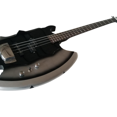Custom Dynasty Gene Simmons Axe 4 String Bass Chrome Hardware - Image 10