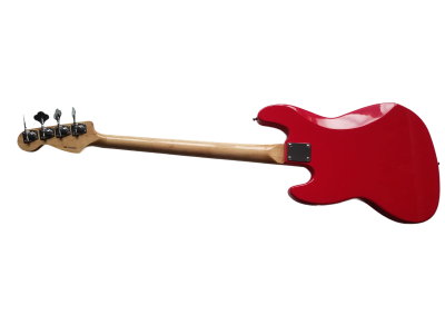 Custom Regent Mark Hoppus 4 String Jazz Bass Candy Apple Red Pink White Pearloid Pickguard - Image 11
